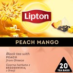 Herbata Lipton Piramidki Czarna Brzoskwinia Z Mango 20 Torebek