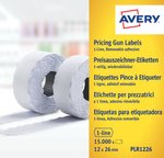 Taśma do Metk.1-Rz Fala do Środka Biała 12x26 Avery (szt.)