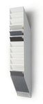 Pojemniki Na Dokumenty FlexiBoxx A4 Pionowe 12szt. Białe /Durable 1709763010