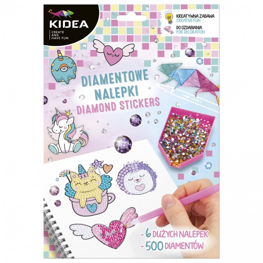 Diamentowe Naklejki Magiczny Świat /Kidea