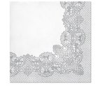 Serwetki 33x33cm A'20 (SDL089208) Royal Lace Srebrne /Paw