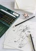 Ołówek Artystyczny Pitt Graphite Matt 8  Szt. + Akcesoria Opakowanie Metalowe Faber-Castell