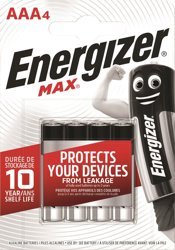 Bateria ENERGIZER Max, AAA, E92, 1,5V, 4szt.