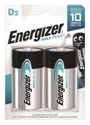 Bateria ENERGIZER Max Plus, D, LR20, 1,5V, 2szt.