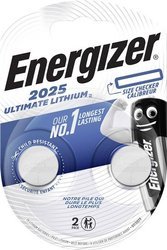 Bateria specjalistyczna ENERGIZER Ultimate Lithium Coins, CR2025, 3V, 2szt.