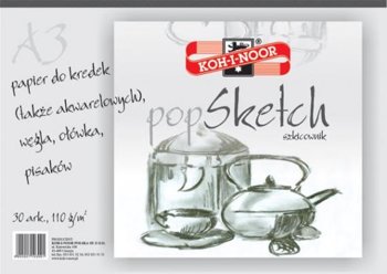 Blok Szkicownik popSketch A4 110g 20k /K-I-N