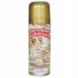 Brokat W Sprayu 250ml Złoty /Aliga