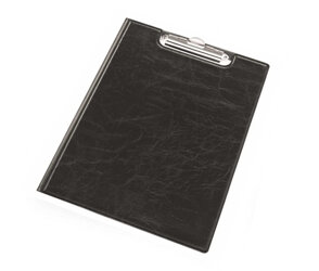 Clipboard z Okładką A4 PVC De Luxe Czarny /Durable 235501