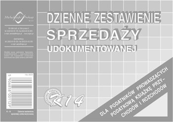 Dzienne Zestawienie Sprzedaży Udok. A6 Offset K14 /MiP