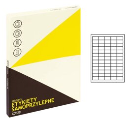 Etykiety Samoprzylepne 38x21,2 65/A4  A'100 /Grand