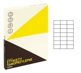 Etykiety Samoprzylepne 70x42,3 21/A4  A'100 /Grand