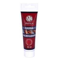 Farba Akrylowa 60ml Tubka Kadmium Czerwony Ciemny /Astra