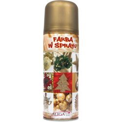 Farba W Sprayu 250ml Złota /Aliga