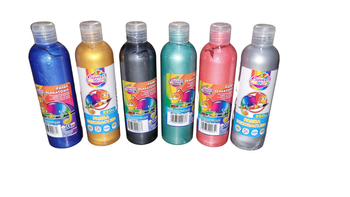 Farby Plakatowe 6 kol. 250ml Mix Metaliczne Sweet Colours / Otocki