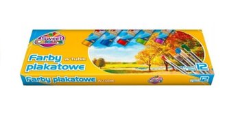 Farby Plakatowe w Tubie 12 kol. 30ml Sweet Colours / Otocki