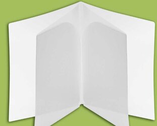 Folder Prezentacyjny Green Line Tarifold Z 2 Klapkami A4 6 Szt. Biały