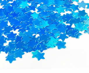 Konfetti papierowe Gwiazdki, niebieskie, 12 g  /GoDan
