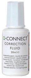 Korektor W Płynie Q-Connect Z Pędzelkiem 20Ml