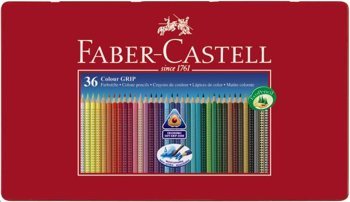 Kredki Grip 2001 36 Kol. Opakowanie Metal Faber-Castell