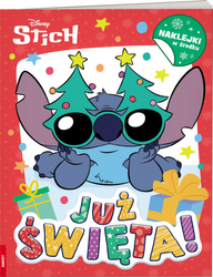 Książeczka Edukacyjna 205x285 Disney Stitch Już Święta + Naklejki /Ameet