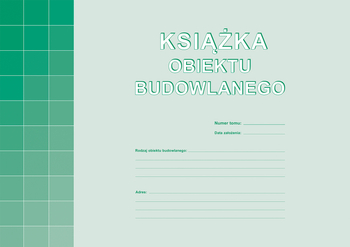 Książka Obiektu Budowlanego A4 Offset 604-1N /MiP