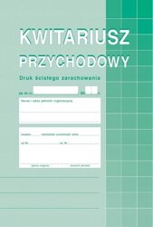 Kwitariusz Przychodowy A5 /Hetman