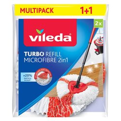 Mop Trójkątny Vileda Easy Wring&Clean Turbo 2in1 Zapas 2szt