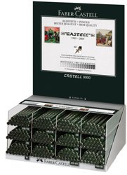 Ołówek Castell 9000 Display Plexi 288 szt. Faber-Castell