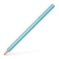 Ołówek Jumbo Sparkle Pearl Turkusowy   Faber-Castell