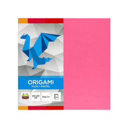 Origami 20x20cm Fluo+Pastele 100szt /Interdruk