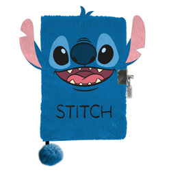 Pamiętnik Pluszowy A5 Disney Stitch Niebieski