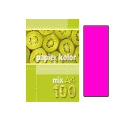 Papier Xero A4 A'100 80g Różowy Fluo /Kreska