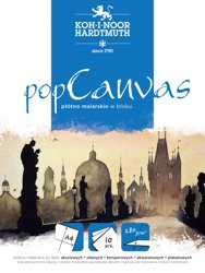 Płótno Malarskie W Bloku popCanvas A3 280g 10k. Białe /Koh-I-Noor