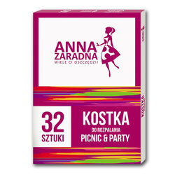 Podpałka do Grila 32szt. Kostka Biała /Anna Zaradna