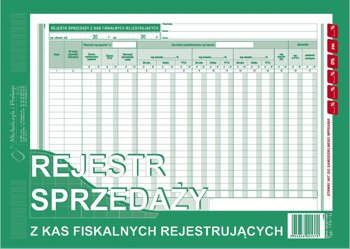 Rejestr Sprzedaży z Kas Fiskalnych A4 Poziom 170-1U /MiP