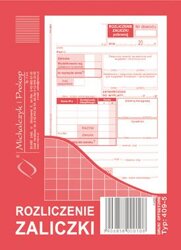 Rozliczenie Zaliczki A6 Offset 409-5 /MiP