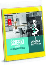 Ścierki uniwersalne z grubym splotem 5szt./ Anna Zaradna