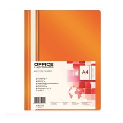 Skoroszyt A4 PP A'25 Pomarańczowy /Office Products