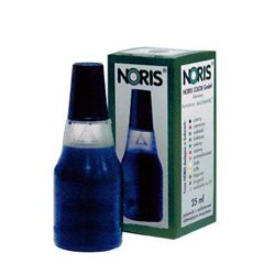 Tusz do Stempli Gumowych i Polimerowych 25ml Niebieski /Noris