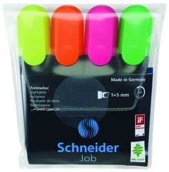 Zakreślacz Schneider Job 4kol Fluo [SR1500]