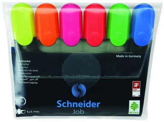 Zakreślacz Schneider Job 6kol Etui [SR115096]