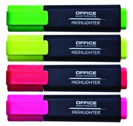 Zakreślacze 4 Kol w Etui  / OfficeProducts