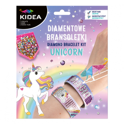 Zestaw Kreatywny Diamentowe Bransoletki Unicorn /Kidea