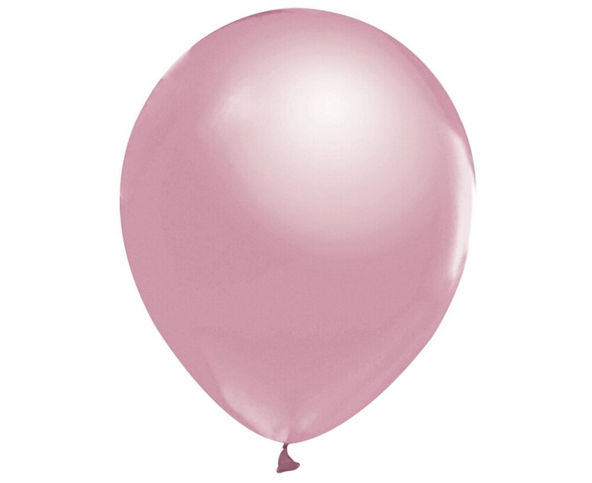 Balony Beauty&Charm, metaliki j. różowe 12"/ 50 szt. /GoDan