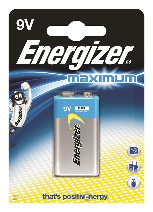 Bateria ENERGIZER Maximum, E, 6LR61, 9V