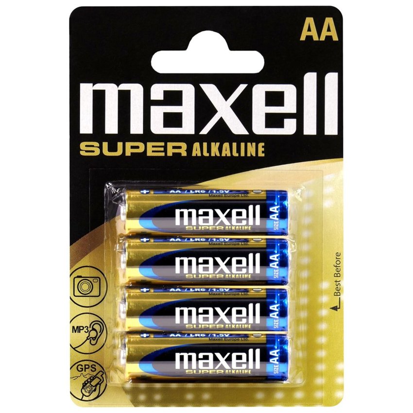 Bateria Maxell LR-6 AA Alkaliczna Super 4szt.