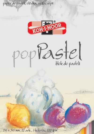 Blok do Pasteli popPastel 245x345mm 220g 20k Kolorowy /Koh-I-Noor