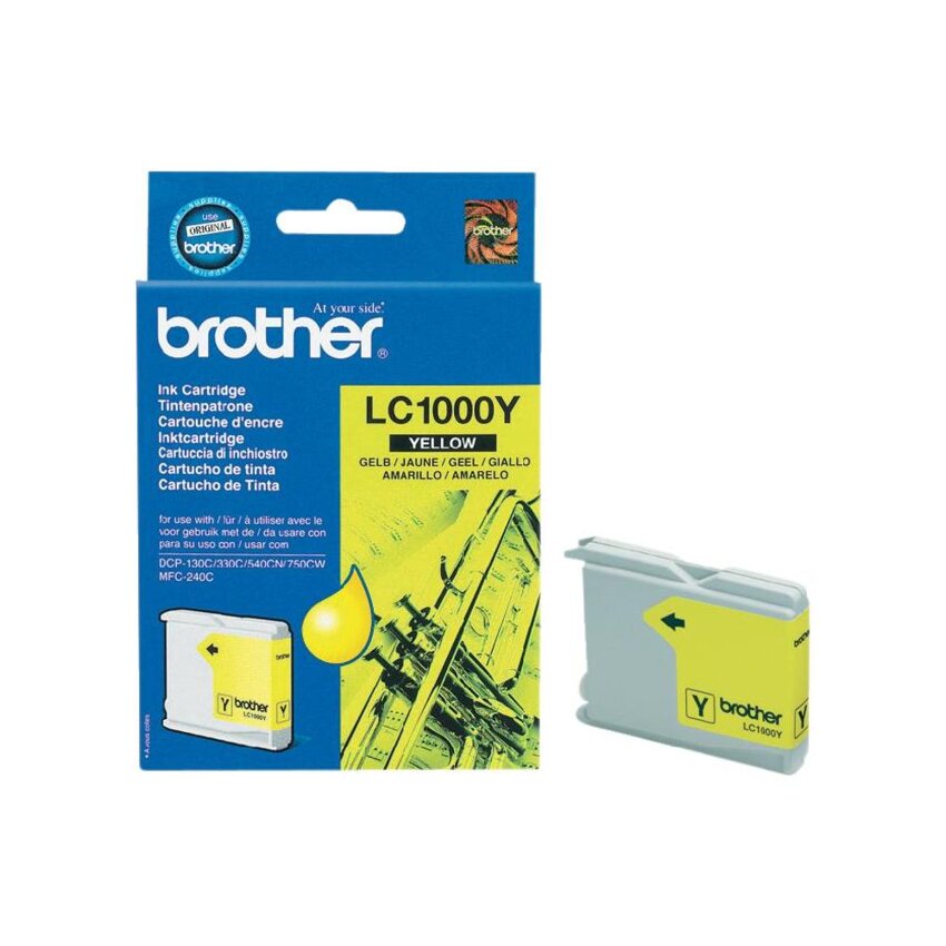 Brother LC1000Y DCP-330/540/750/MFC-465/5860 Yellow (Oryg.)