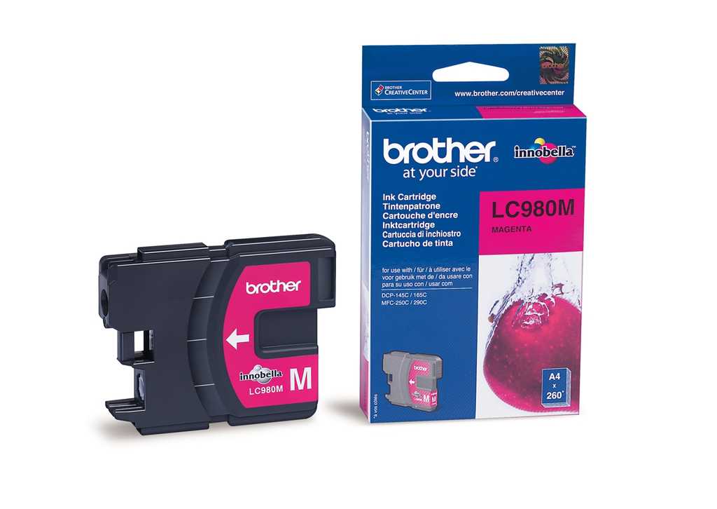 Brother LC980M DCP-145C/165C/195C/MFC-250/290 Magenta (Oryg.)