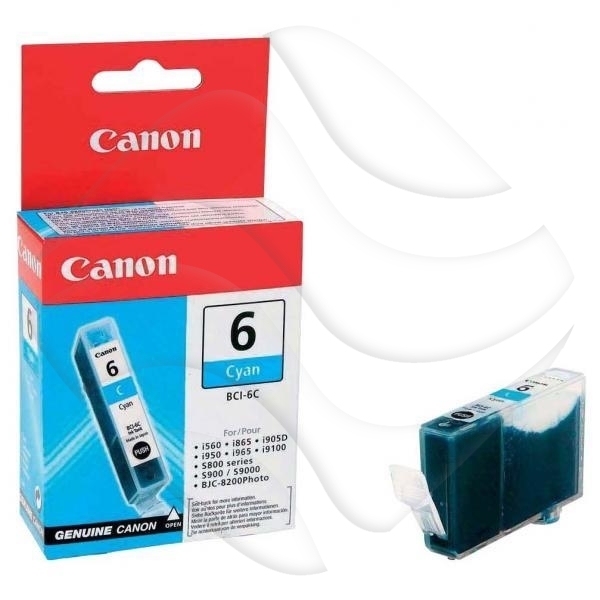 Canon BCI-6C iP3000/8500/i865/905/i9100/S800/S900 Cyan (Oryg.)